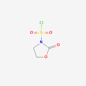 molecular formula C3H4ClNO4S B2491136 2-氧代-1,3-噁唑烷-3-磺酰氯 CAS No. 710286-63-8