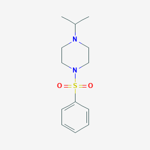 molecular formula C13H20N2O2S B249114 1-Benzenesulfonyl-4-isopropyl-piperazine 