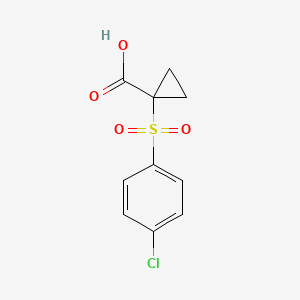 1-[(4-Chlorophenyl)sulfonyl]cyclopropanecarboxylic acid