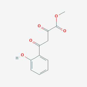 molecular formula C11H10O5 B2491145 Methyl 4-(2-hydroxyphenyl)-2,4-dioxobutanoate CAS No. 55386-79-3