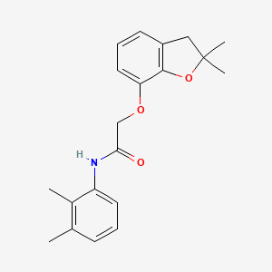 2-((2,2-dimethyl-2,3-dihydrobenzofuran-7-yl)oxy)-N-(2,3-dimethylphenyl)acetamide