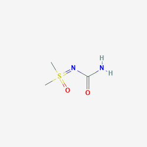 molecular formula C3H8N2O2S B2491239 [Dimethyl(oxo)-lambda6-sulfanylidene]urea CAS No. 1520-15-6