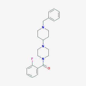 1-(1-Benzyl-4-piperidinyl)-4-(2-fluorobenzoyl)piperazine