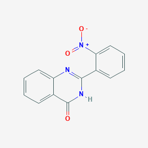 molecular formula C14H9N3O3 B2491260 2-(2-Nitrophenyl)quinazolin-4(3h)-one CAS No. 36567-87-0
