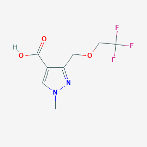 1-Methyl-3-(2,2,2-trifluoroethoxymethyl)pyrazole-4-carboxylic acid