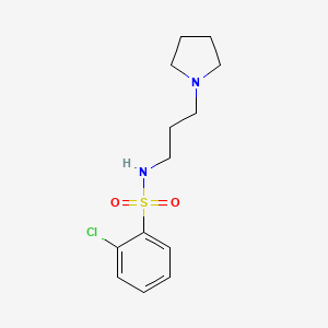 2-Chloro-N-[3-(1-pyrrolidinyl)propyl]-benzenesulfonamide