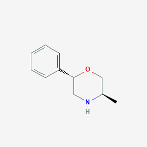 molecular formula C11H15NO B2491310 (2S,5r)-5-甲基-2-苯基吗啉 CAS No. 1350768-51-2