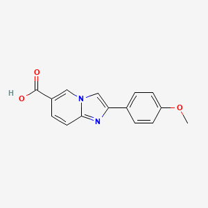 2-(4-Methoxyphenyl)imidazo[1,2-a]pyridine-6-carboxylic acid