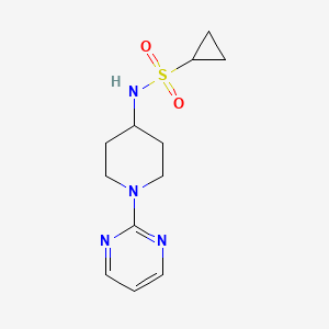 N-(1-Pyrimidin-2-ylpiperidin-4-yl)cyclopropanesulfonamide
