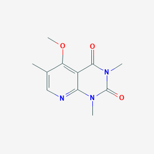 molecular formula C11H13N3O3 B2491337 5-methoxy-1,3,6-trimethylpyrido[2,3-d]pyrimidine-2,4(1H,3H)-dione CAS No. 921474-69-3