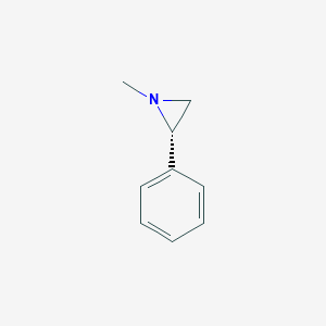 molecular formula C9H11N B2491365 (2S)-1-methyl-2-phenylaziridine CAS No. 33815-65-5