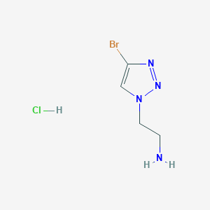 2-(4-Bromotriazol-1-yl)ethanamine;hydrochloride