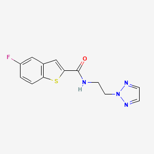 N-(2-(2H-1,2,3-triazol-2-yl)ethyl)-5-fluorobenzo[b]thiophene-2-carboxamide