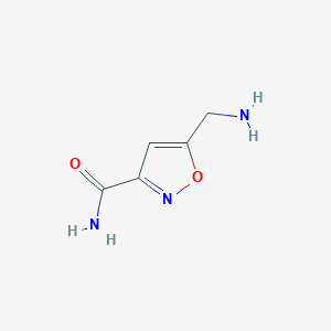 5-(Aminomethyl)-1,2-oxazole-3-carboxamide