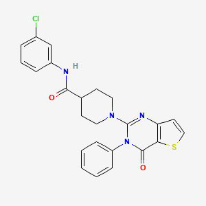 4-[4-(2,4-difluorobenzoyl)piperazin-1-yl]-1,6-dimethylquinolin-2(1H)-one