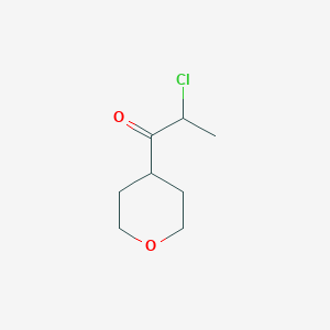 2-Chloro-1-(oxan-4-yl)propan-1-one
