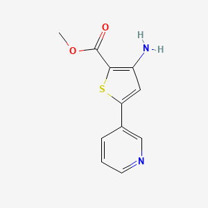 Methyl 3-amino-5-(pyridin-3-yl)thiophene-2-carboxylate