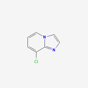 molecular formula C7H5ClN2 B2491448 8-Chloroimidazo[1,2-a]pyridine CAS No. 1195251-29-6