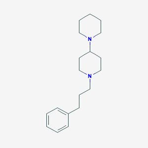 molecular formula C19H30N2 B249145 1-(3-Phenylpropyl)-4,1'-bipiperidine 