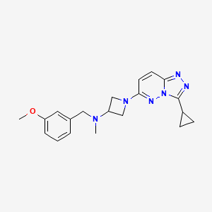 1-(3-cyclopropyl-[1,2,4]triazolo[4,3-b]pyridazin-6-yl)-N-(3-methoxybenzyl)-N-methylazetidin-3-amine
