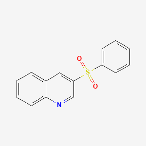 molecular formula C15H11NO2S B2491466 3-(Benzenesulfonyl)quinoline CAS No. 117620-35-6