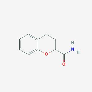 molecular formula C10H11NO2 B2491479 Chroman-2-carboxamide CAS No. 3990-58-7
