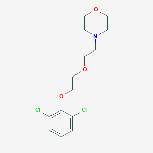 molecular formula C14H19Cl2NO3 B249154 4-{2-[2-(2,6-Dichlorophenoxy)ethoxy]ethyl}morpholine 