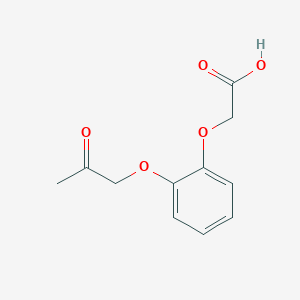 molecular formula C11H12O5 B2491576 [2-(2-Oxopropoxy)phenoxy]acetic acid CAS No. 27165-68-0