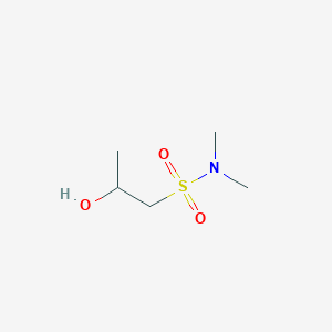 molecular formula C5H13NO3S B2491607 2-羟基-N,N-二甲基丙烷-1-磺酰胺 CAS No. 2044713-97-3