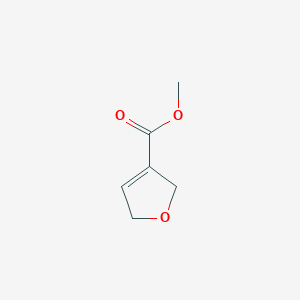 molecular formula C6H8O3 B2491621 3-Methoxycarbonyl-2,5-di-hydrofuran CAS No. 288839-18-9