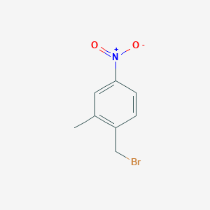 molecular formula C8H8BrNO2 B2491710 1-(Bromomethyl)-2-methyl-4-nitrobenzene CAS No. 22162-14-7