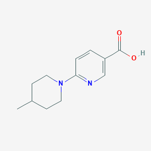 molecular formula C12H16N2O2 B2491719 6-(4-Methylpiperidin-1-yl)pyridine-3-carboxylic acid CAS No. 926248-50-2