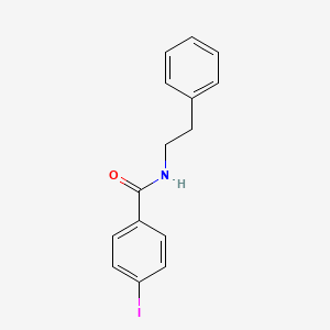 molecular formula C15H14INO B2491827 4-iodo-N-phenethylbenzamide CAS No. 425612-75-5