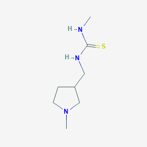 3-Methyl-1-[(1-methylpyrrolidin-3-yl)methyl]thiourea