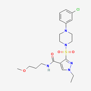 N~1~-(2,3-dihydro-1,4-benzodioxin-6-yl)-3-methyl-N~3~-(4-methylbenzyl)piperidine-1,3-dicarboxamide