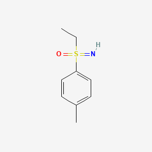 molecular formula C9H13NOS B2491947 Sulfoximine, S-ethyl-S-(p-tolyl)- CAS No. 29723-63-5