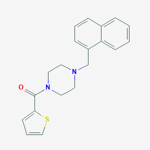 molecular formula C20H20N2OS B249196 1-(1-Naphthylmethyl)-4-(2-thienylcarbonyl)piperazine 
