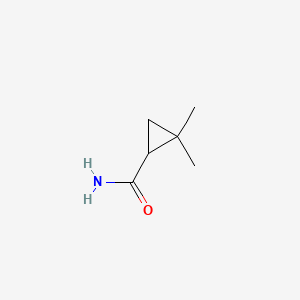 molecular formula C6H11NO B2492015 2,2-Dimethylcyclopropanecarboxamide CAS No. 1759-55-3; 75885-58-4