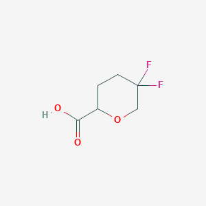 5,5-Difluorooxane-2-carboxylic acid