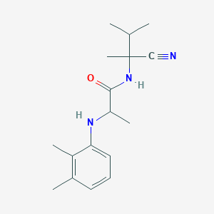 N-(2-Cyano-3-methylbutan-2-yl)-2-(2,3-dimethylanilino)propanamide