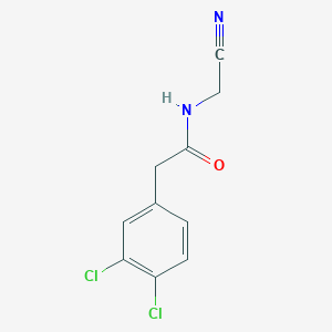molecular formula C10H8Cl2N2O B2492053 N-(cyanomethyl)-2-(3,4-dichlorophenyl)acetamide CAS No. 1250063-18-3