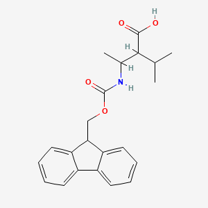 3-({[(9H-fluoren-9-yl)methoxy]carbonyl}amino)-2-(propan-2-yl)butanoic acid