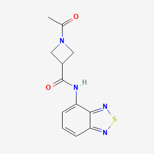 1-acetyl-N-(benzo[c][1,2,5]thiadiazol-4-yl)azetidine-3-carboxamide