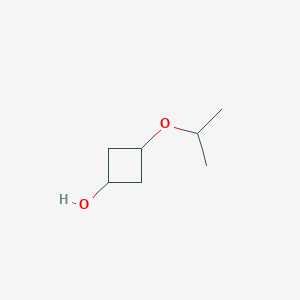 molecular formula C7H14O2 B2492172 3-(异丙氧基)环丁烷-1-醇 CAS No. 1821828-04-9