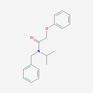 molecular formula C18H21NO2 B249218 N-Benzyl-N-isopropyl-2-phenoxy-acetamide 