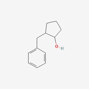 molecular formula C12H16O B2492204 2-Benzylcyclopentan-1-ol CAS No. 13694-31-0