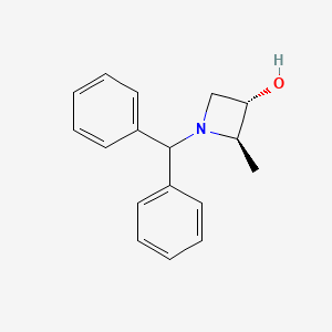 molecular formula C17H19NO B2492206 (2R,3S)-1-Benzhydryl-2-methylazetidin-3-ol CAS No. 106859-42-1; 138876-39-8