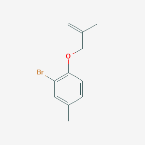 2-Bromo-4-methyl-1-[(2-methylprop-2-en-1-yl)oxy]benzene