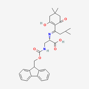 molecular formula C31H36N2O6 B2492223 ivDde-L-Dap(Fmoc)-OH CAS No. 2389078-71-9
