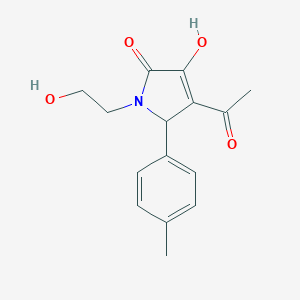 molecular formula C15H17NO4 B249223 Cambridge id 5793174 